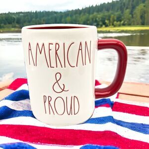 Rae Dunn American And Proud Coffee Mug